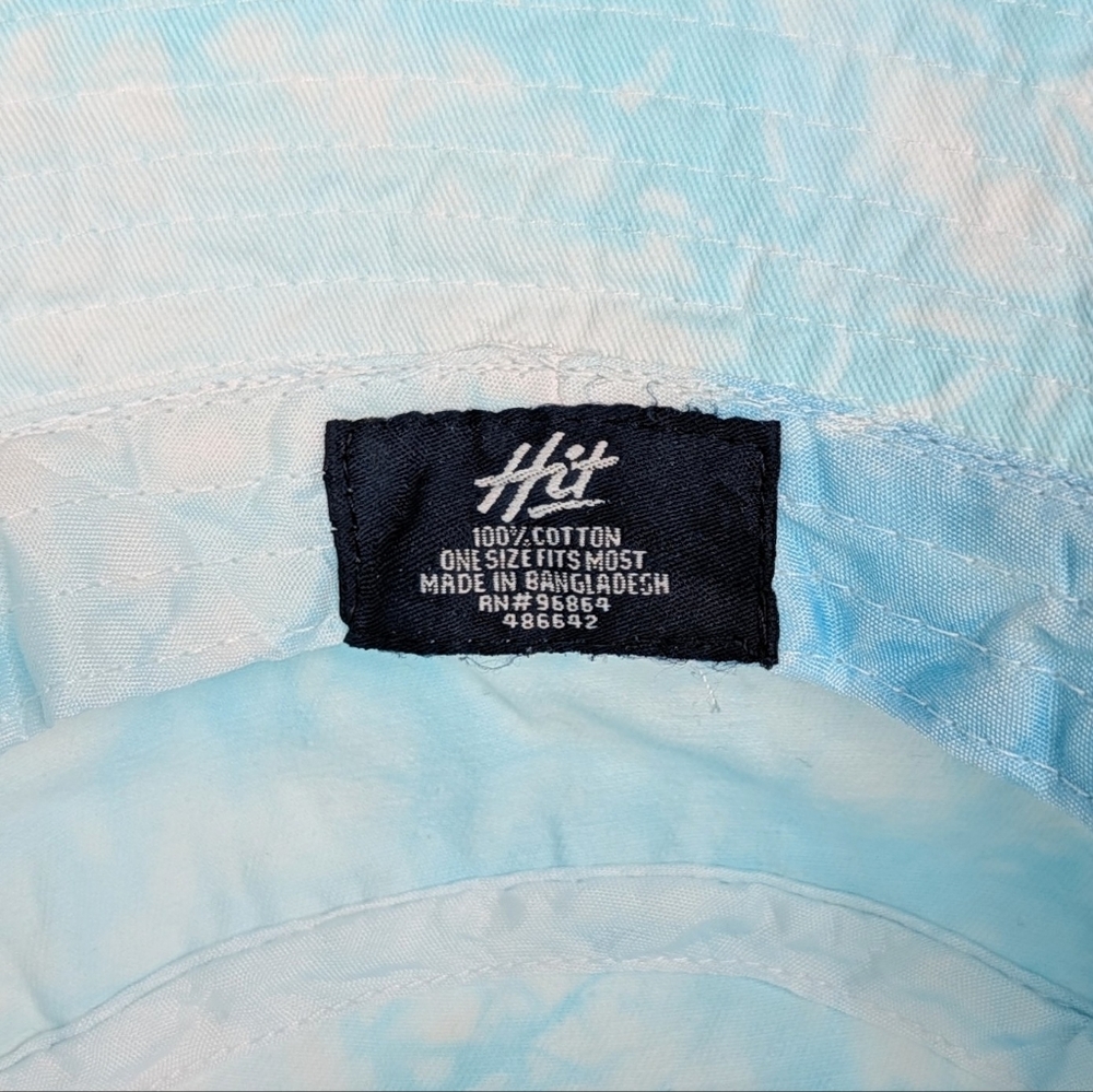 Don Julio Hit Bucket Hat Tie Dyed With Ice Method Light Blue And White - Picture 7 of 8